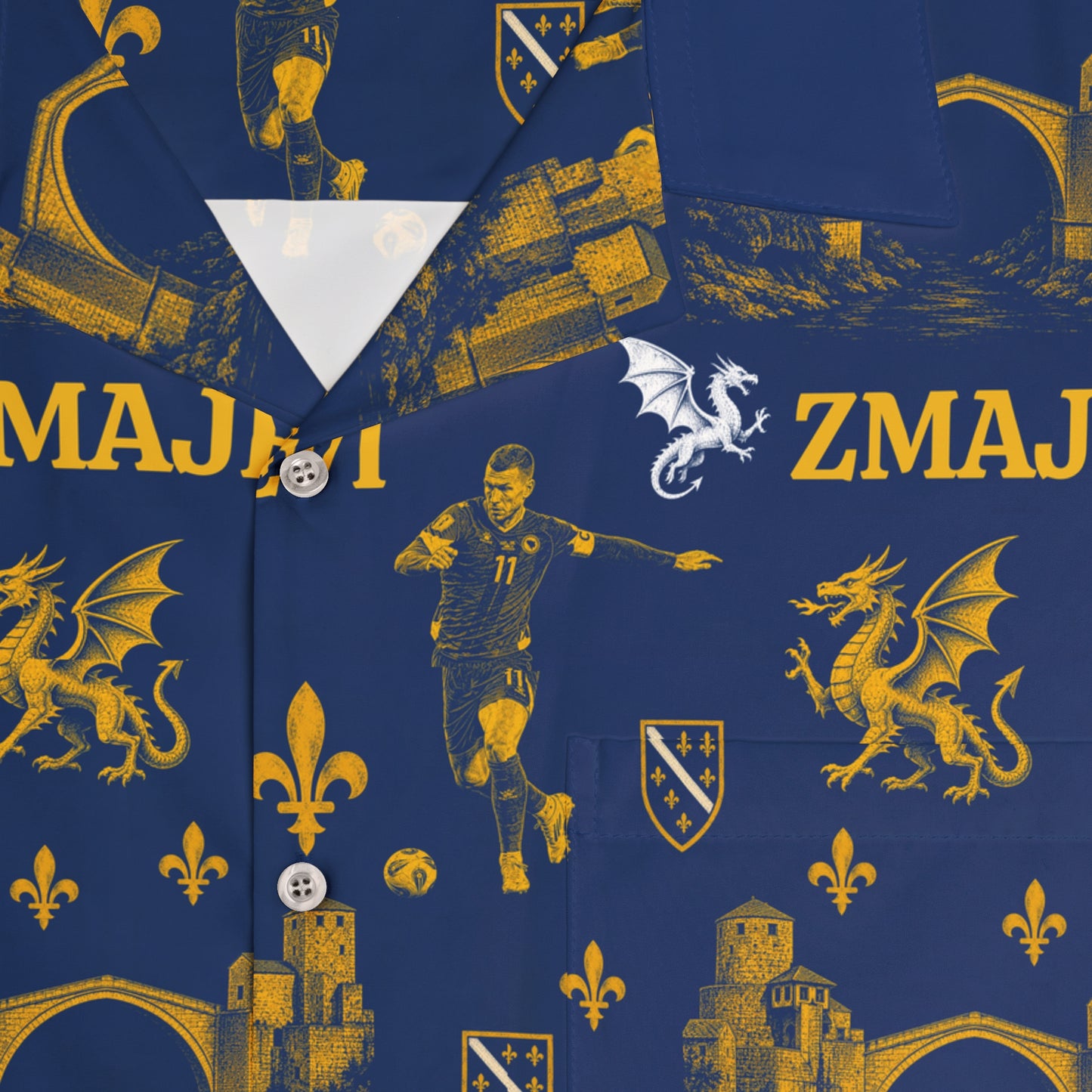 Hawaiian Worldcup Shirt Bosnia and Herzegovina