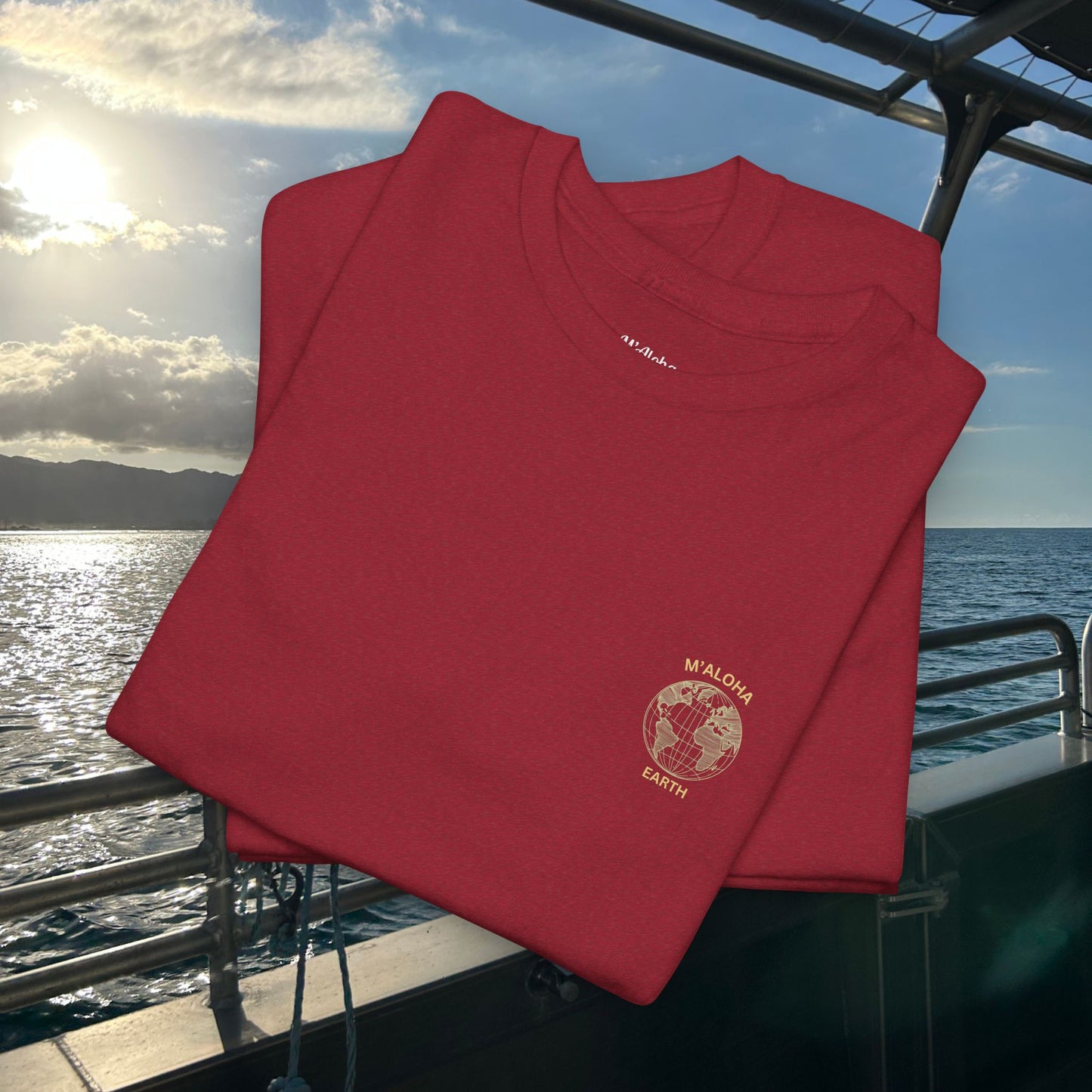 M'Aloha Earth - Compass Men's T-Shirt