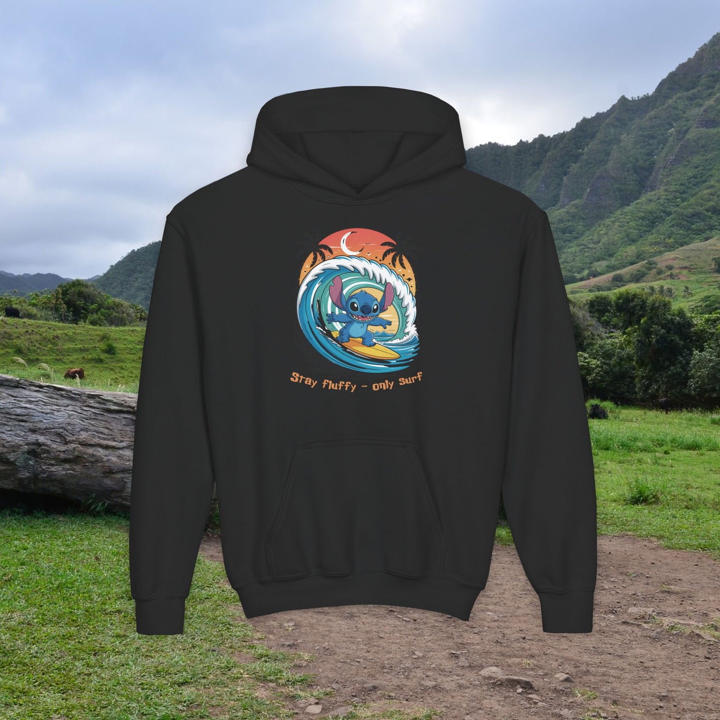 Stay fluffy - only surf - Kids Relax Hoodie