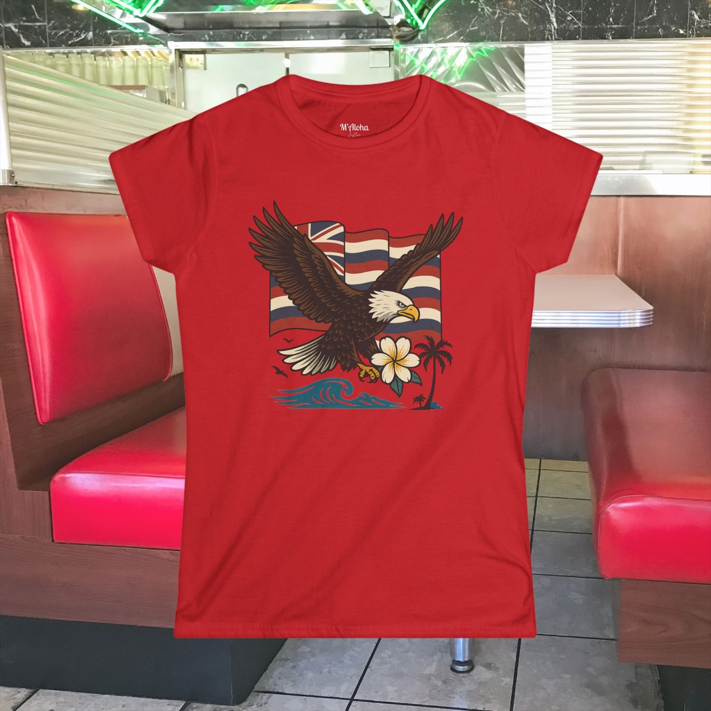 M'Aloha Eagle - Women's Softstyle Tee