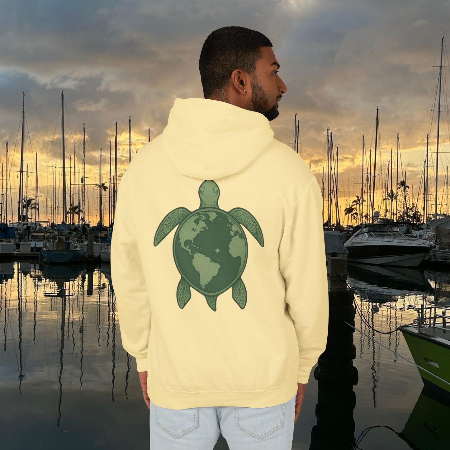 M'Aloha Earth - Turtle Men Hoodie