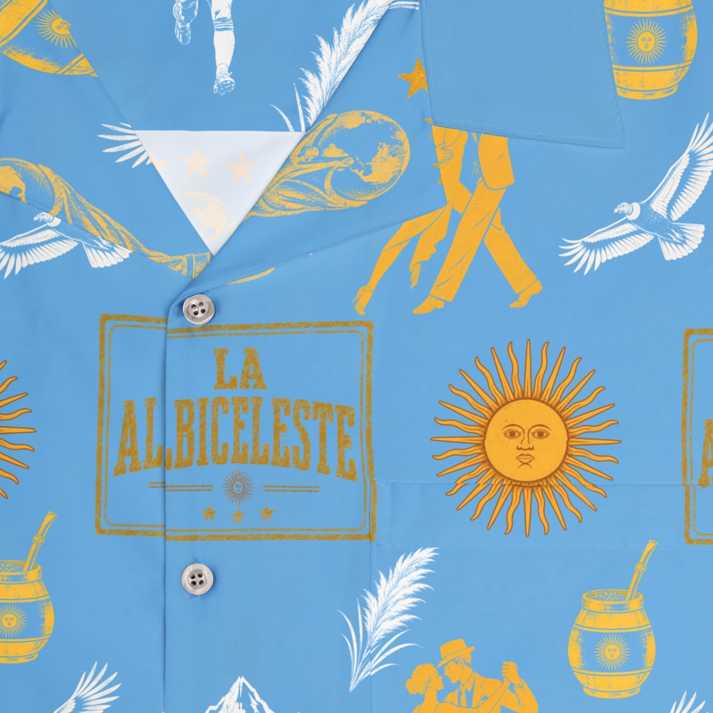Hawaiian Worldcup Shirt Argentina