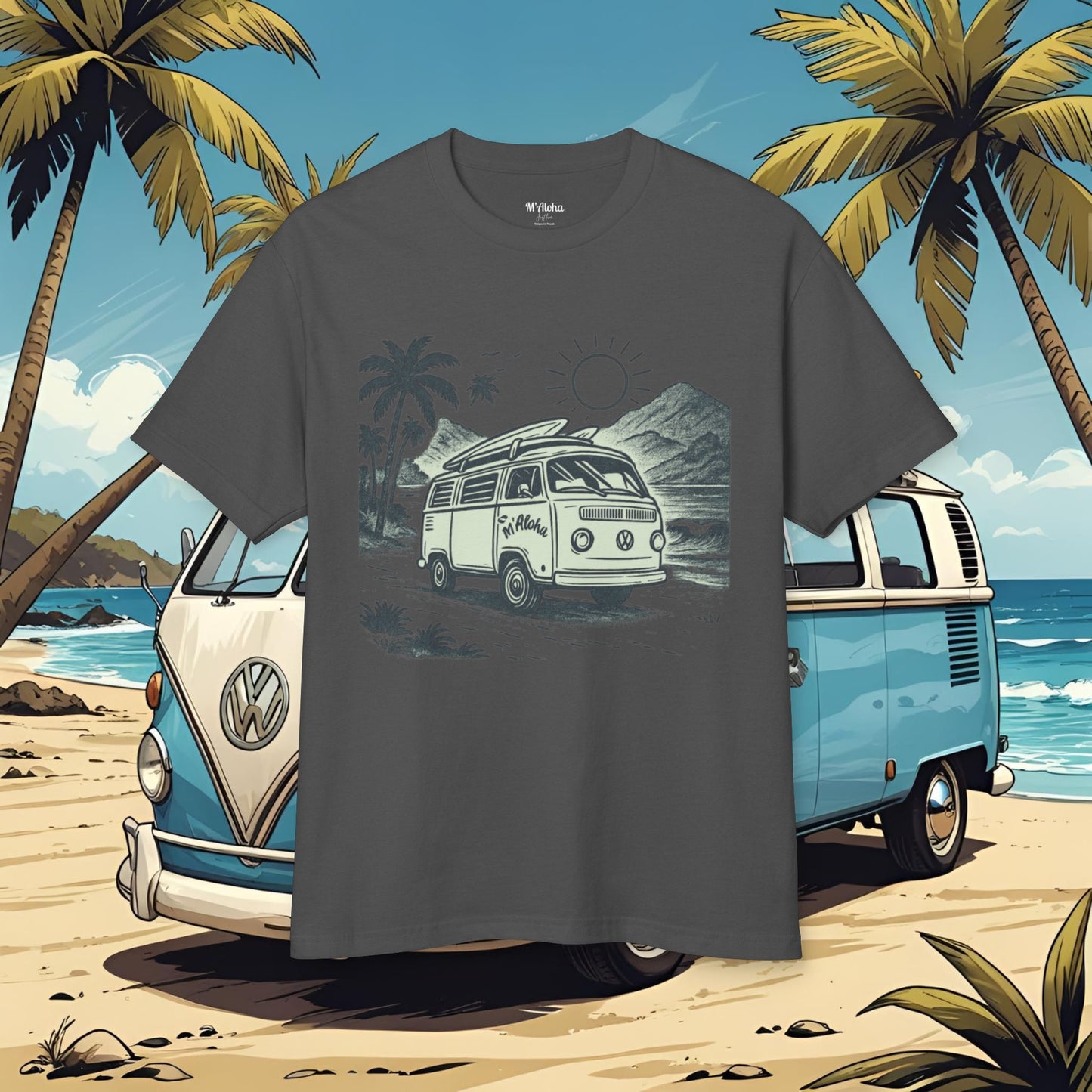 M'Aloha Nostalgia VW Bus T-Shirt
