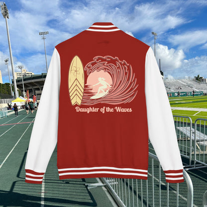 M'Aloha Surfer Letterman Jacket for women