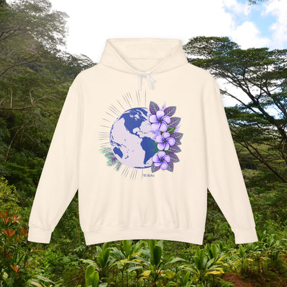M'Aloha blue Earth Lightweight Hooded Sweatshirt