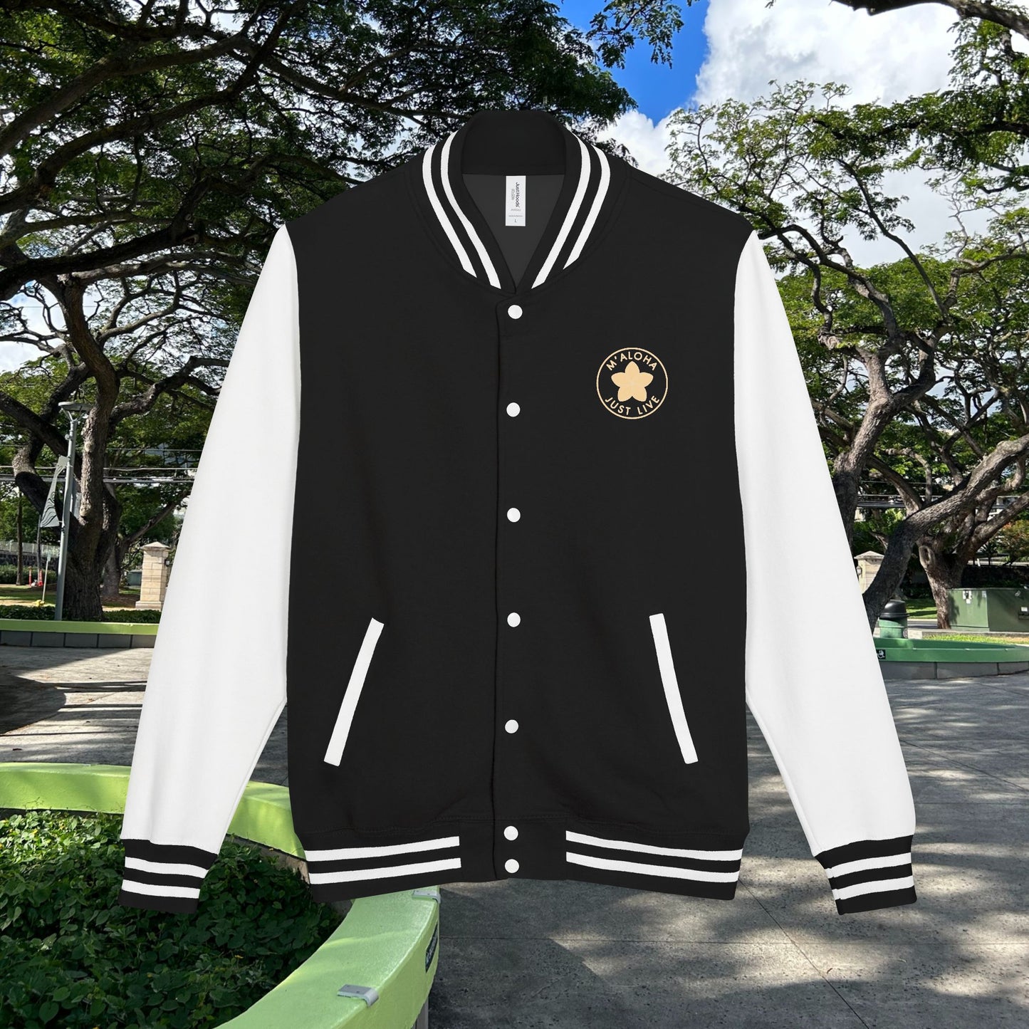 M'Aloha Surfer Letterman Jacket