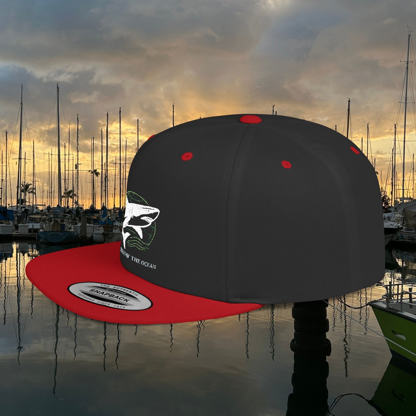 White Shark M'Aloha Snapback Cap