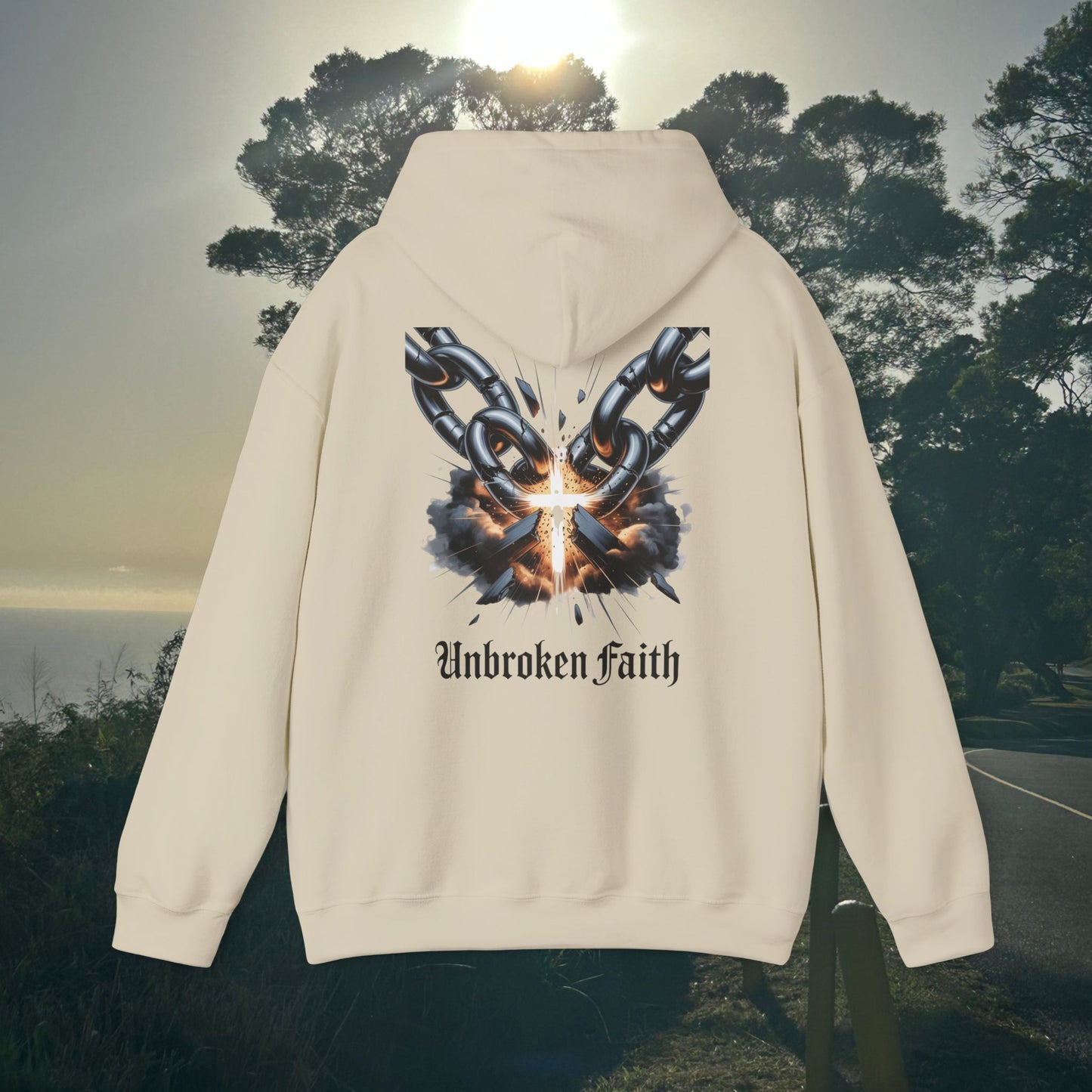 Unbroken Faith- Unisex Hoodie