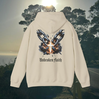 Unbroken Faith- Unisex Hoodie