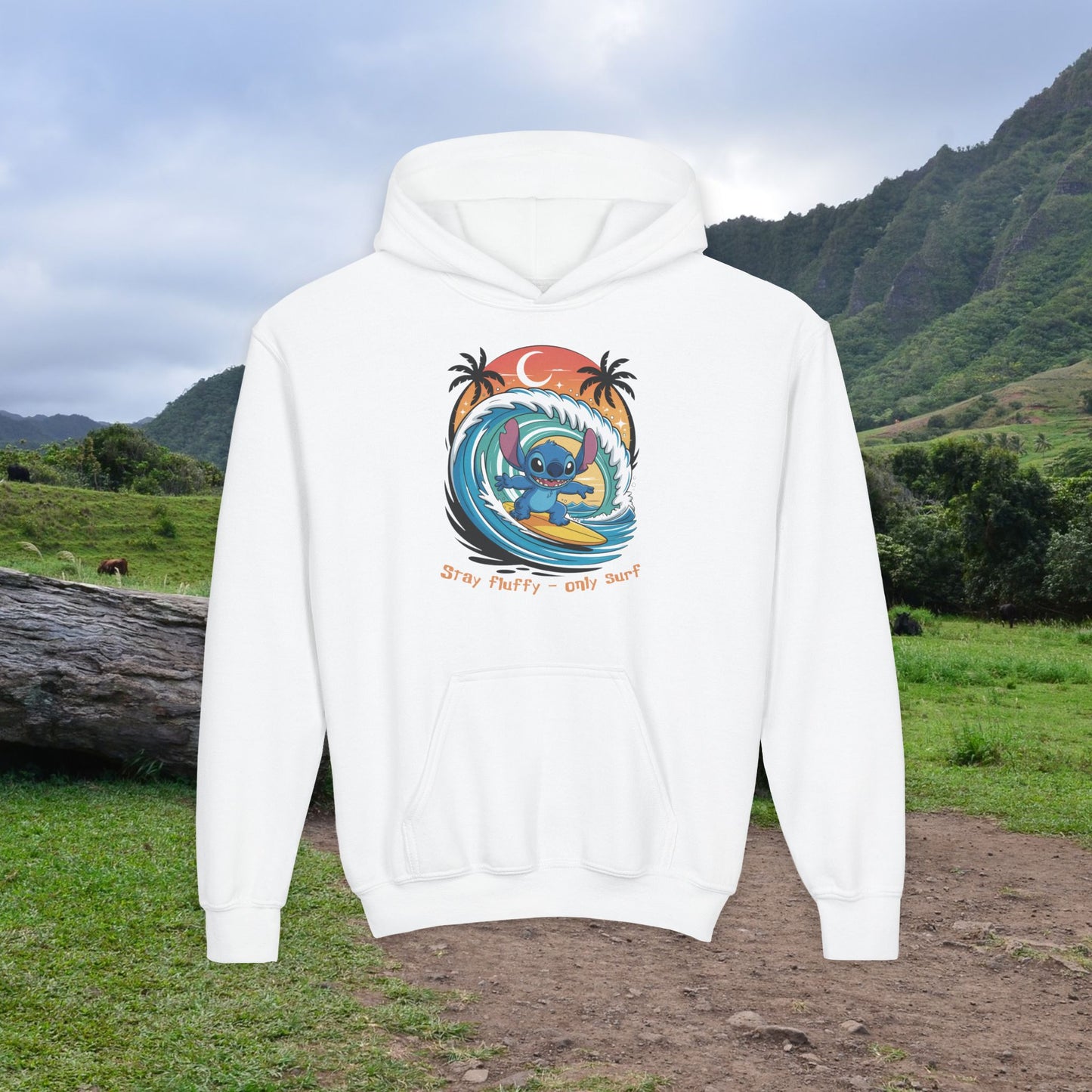 Stay fluffy - only surf - Kids Relax Hoodie