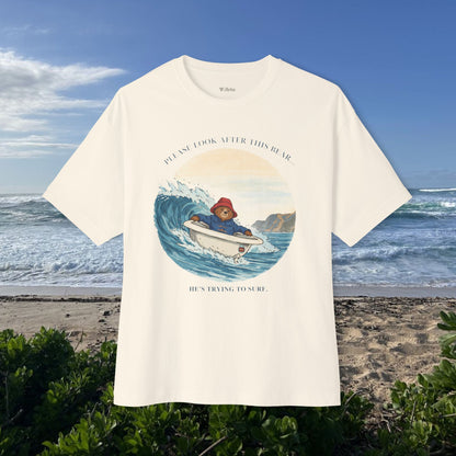 Trying to surf -  Unisex Oversize Tee