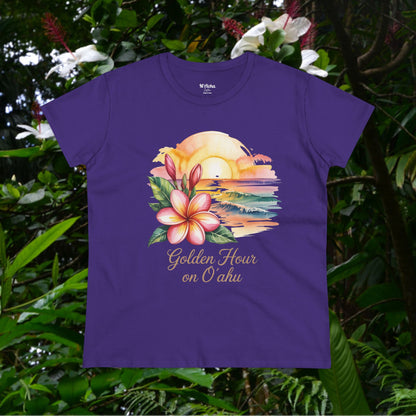 Golden Hour on O'ahu Women's Tee