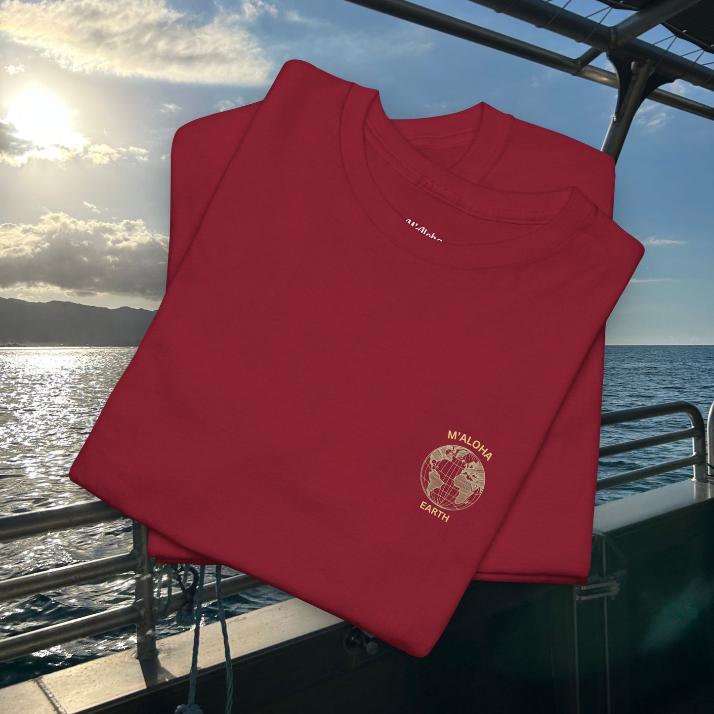 M'Aloha Earth - Compass Men's T-Shirt