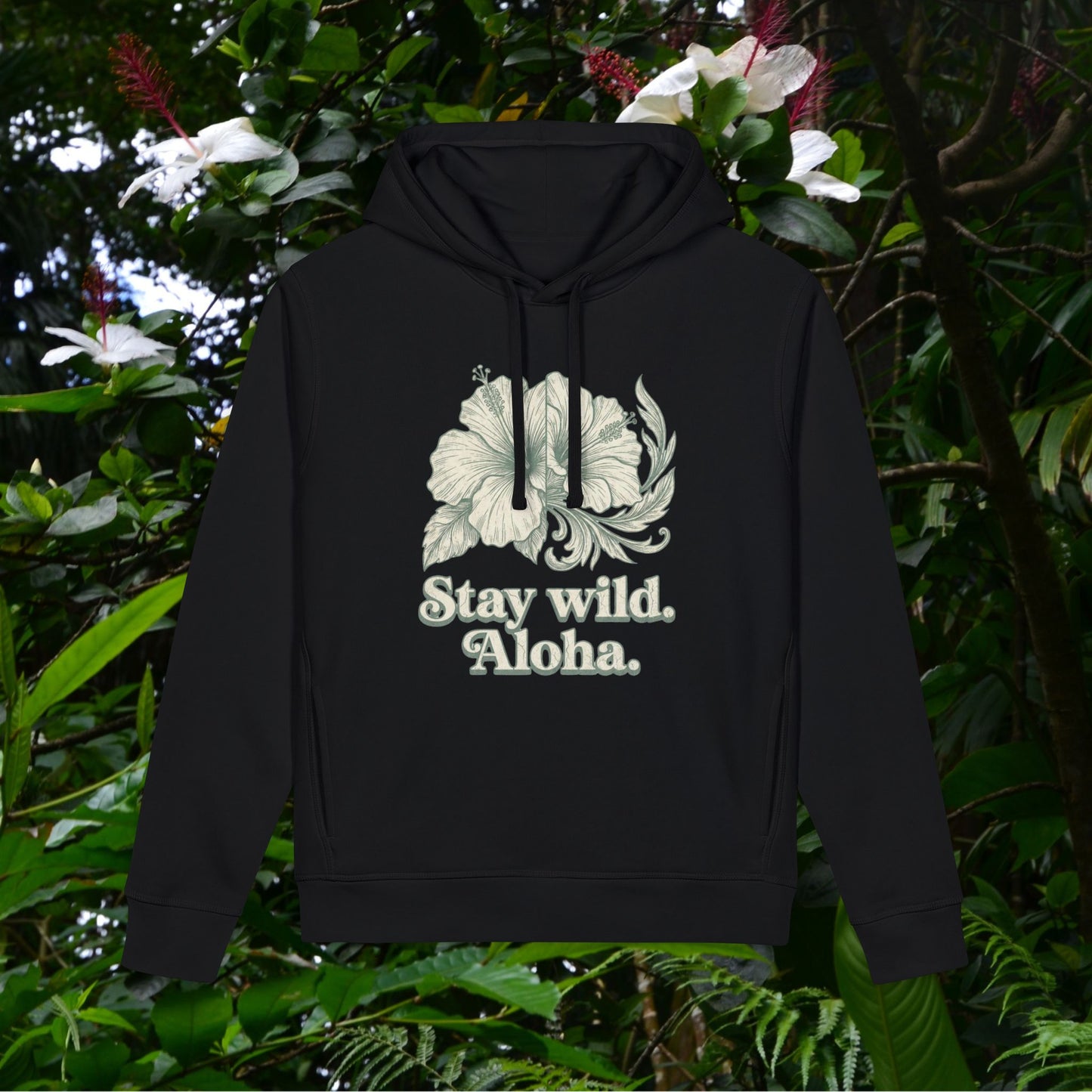 Stay wild - Organic Side Pocket Hoodie