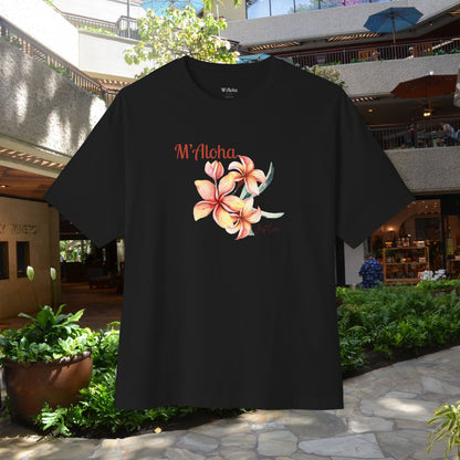 Cozy Flower Oversize Woman T-Shirt