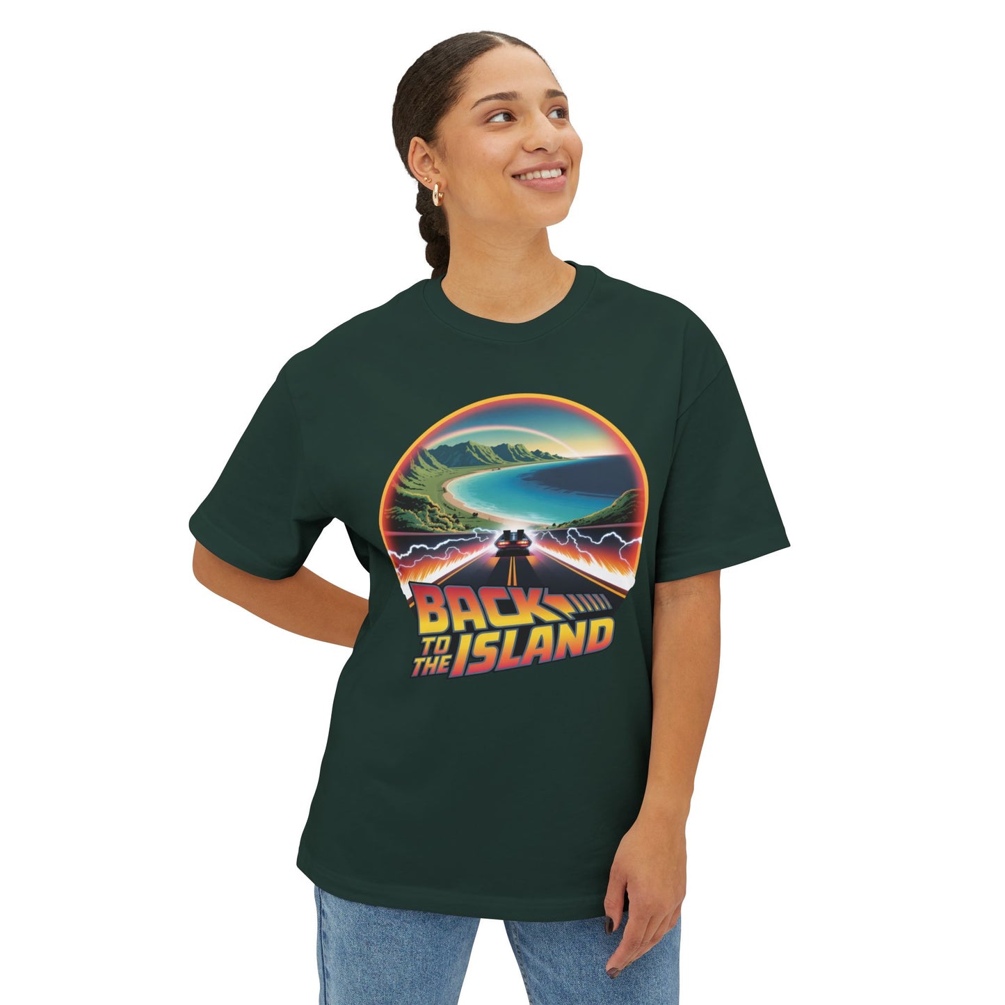 Back to the Island - Unisex Oversized Tee