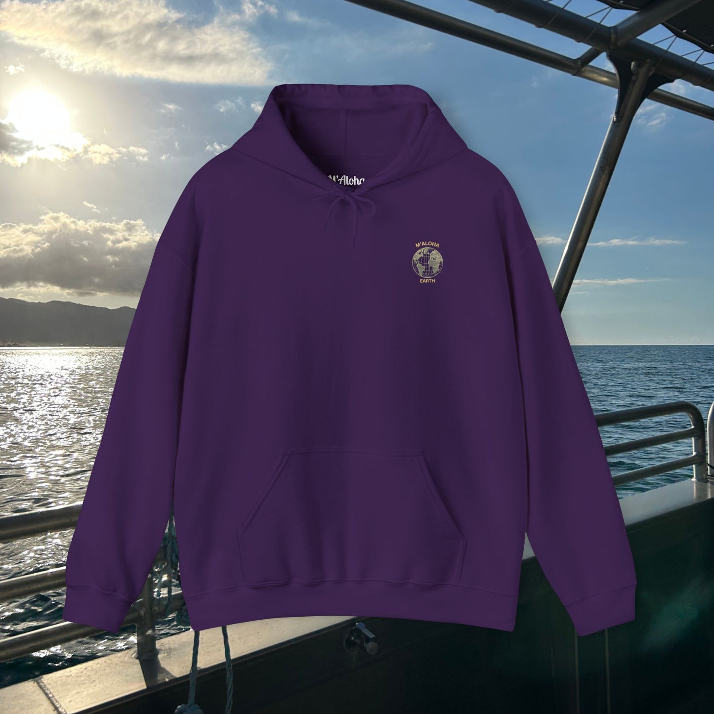 M'Aloha Earth - Compass Men's Hoodie