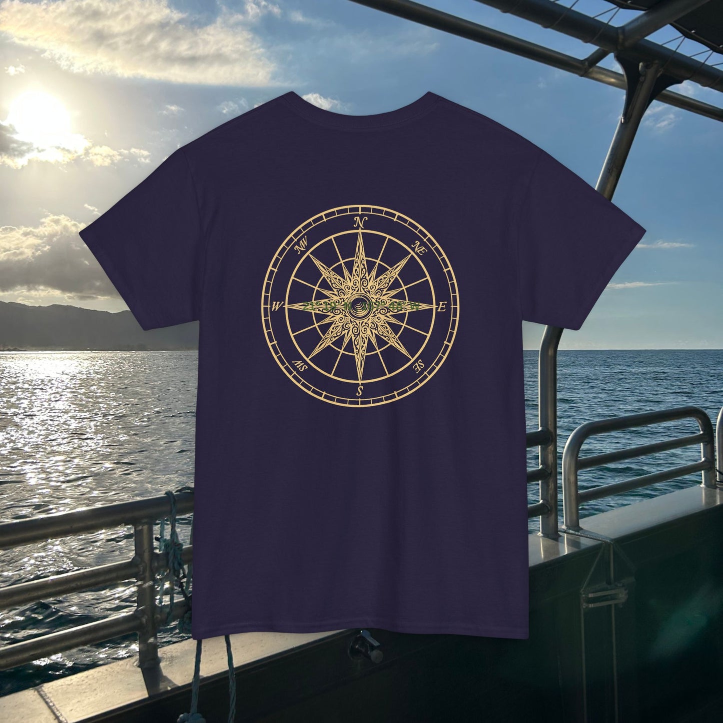 M'Aloha Earth - Compass Men's T-Shirt