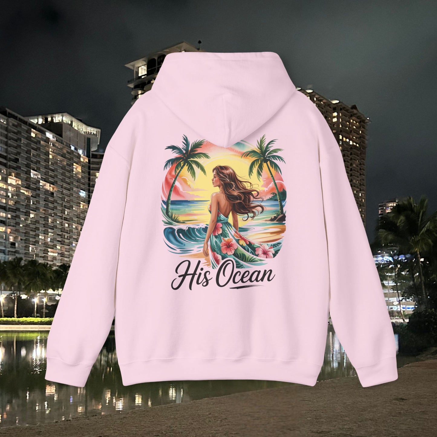 His ocean women's Hoodie