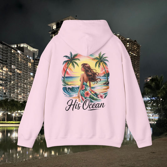 His ocean women's Hoodie