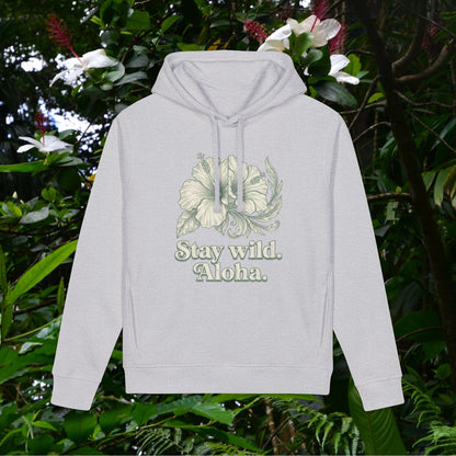 Stay wild - Organic Side Pocket Hoodie