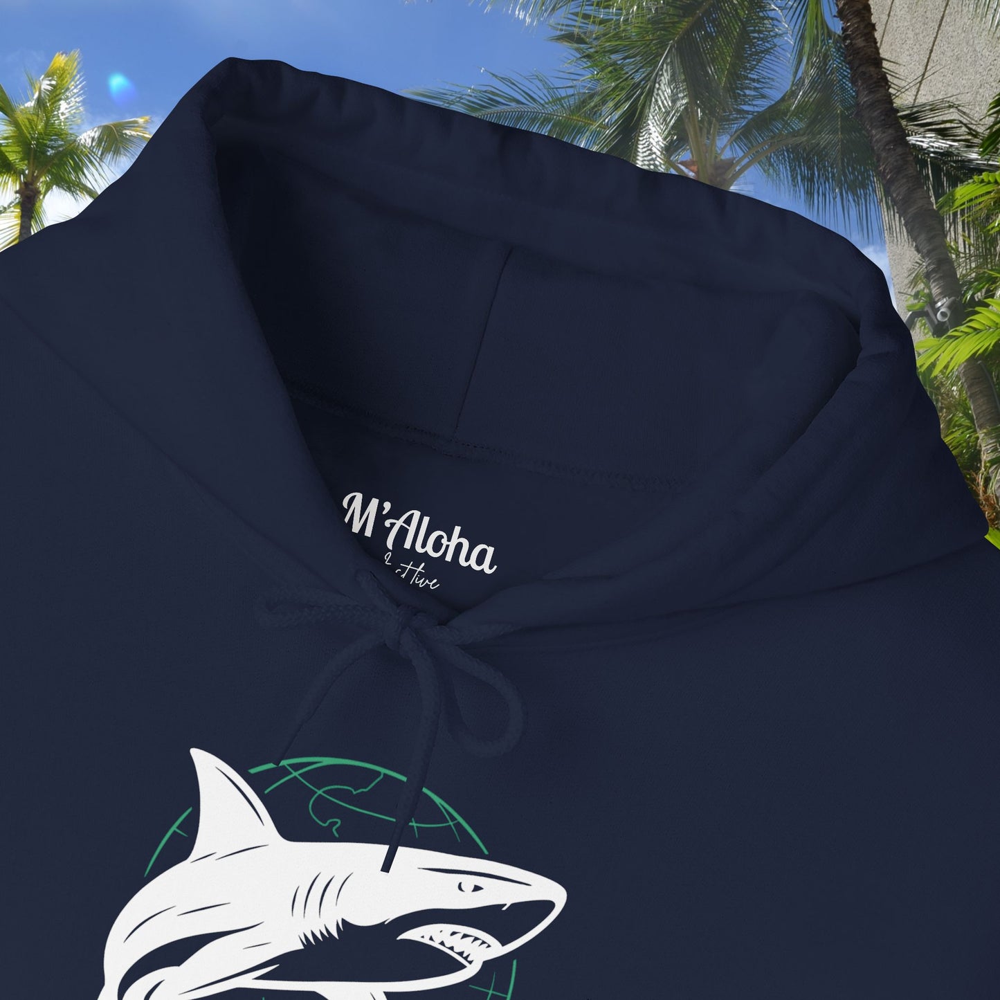 M'Aloha Earth - Shark Men's Hoodie
