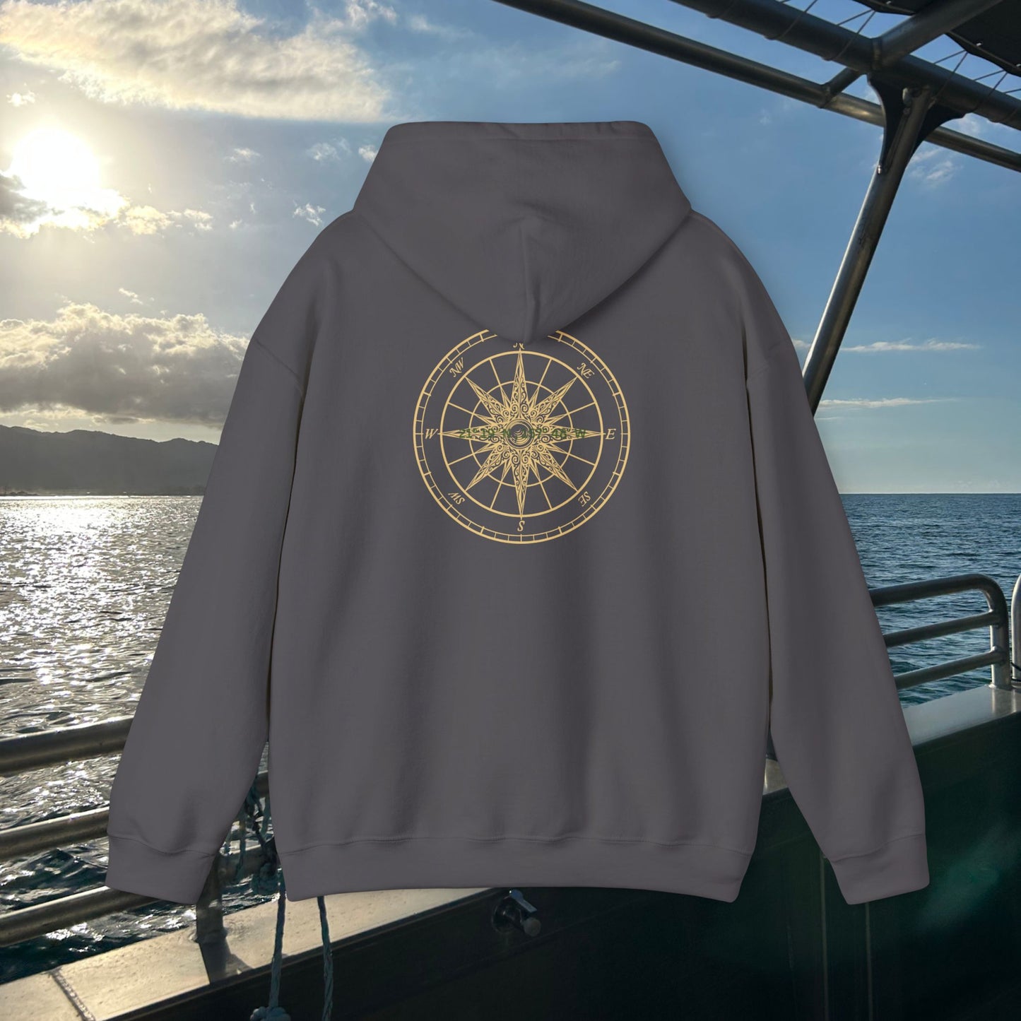 M'Aloha Earth - Compass Men's Hoodie