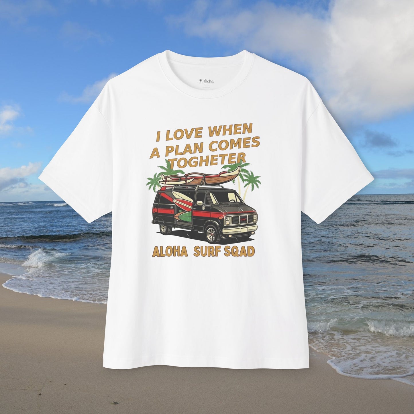 Aloha Surf Sqad -  Unisex Oversize Tee