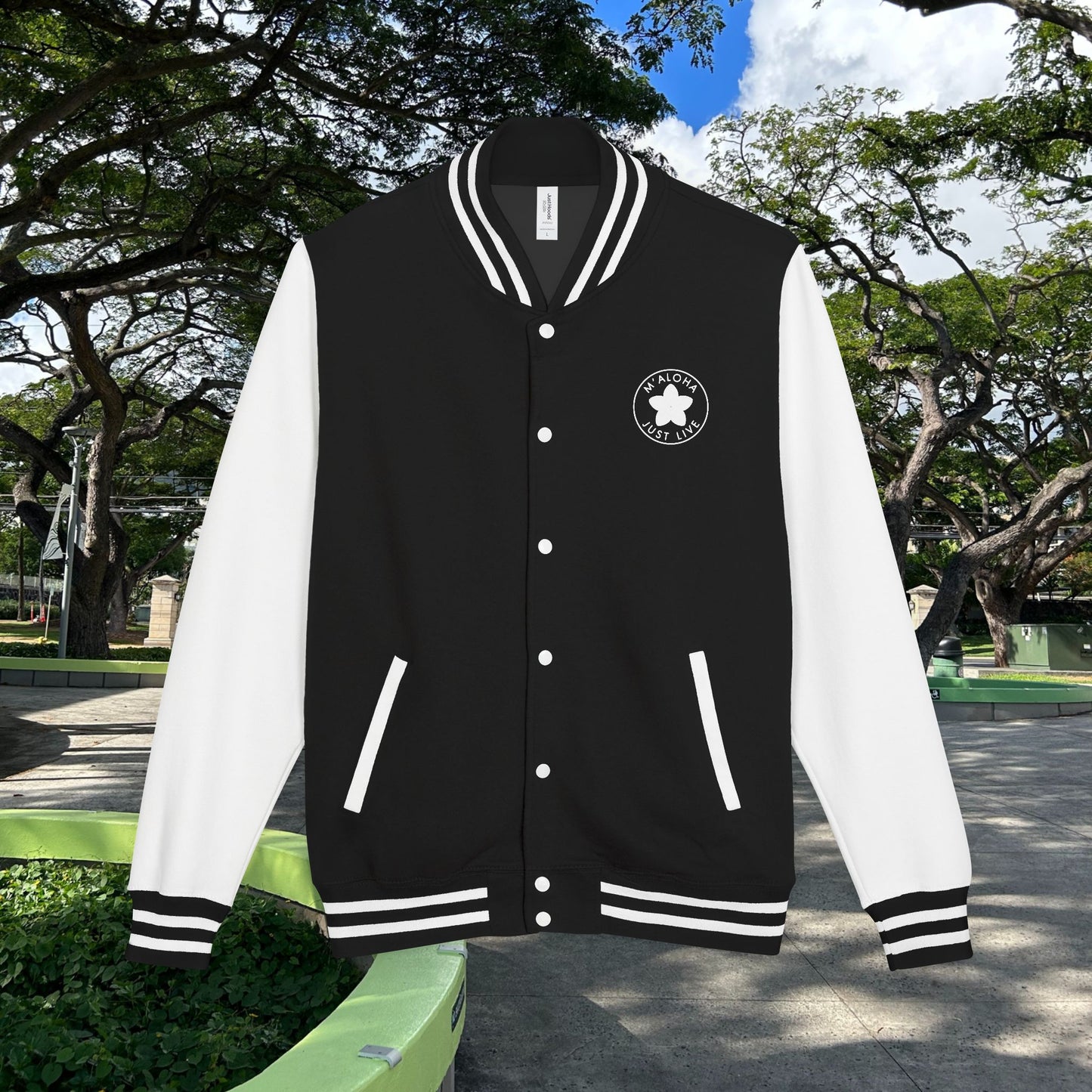 M'Aloha Shark Letterman Jacket