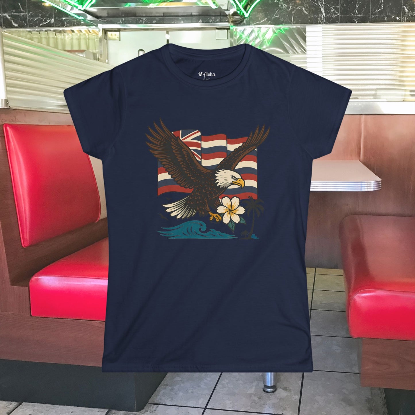 M'Aloha Eagle - Women's Softstyle Tee