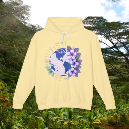 M'Aloha blue Earth Lightweight Hooded Sweatshirt