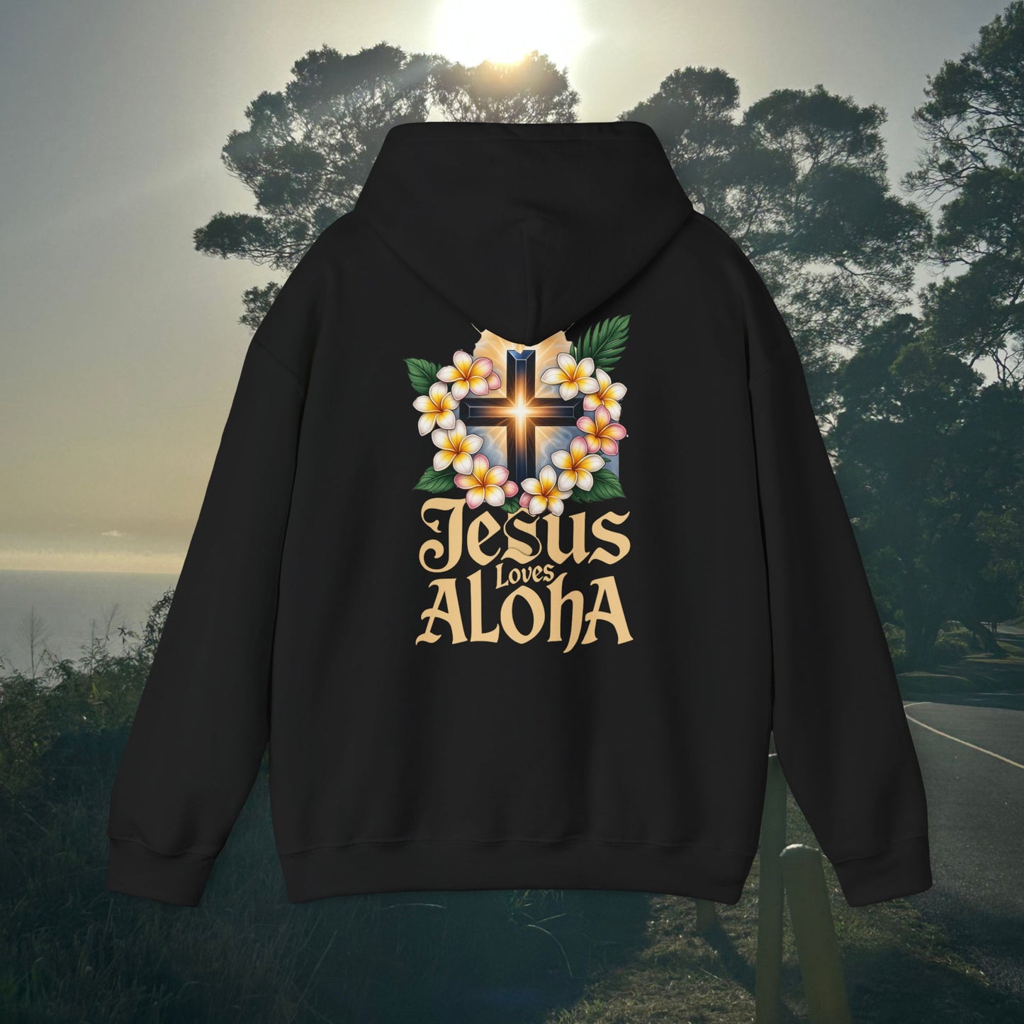 Jesus loves Aloha - Unisex Hoodie