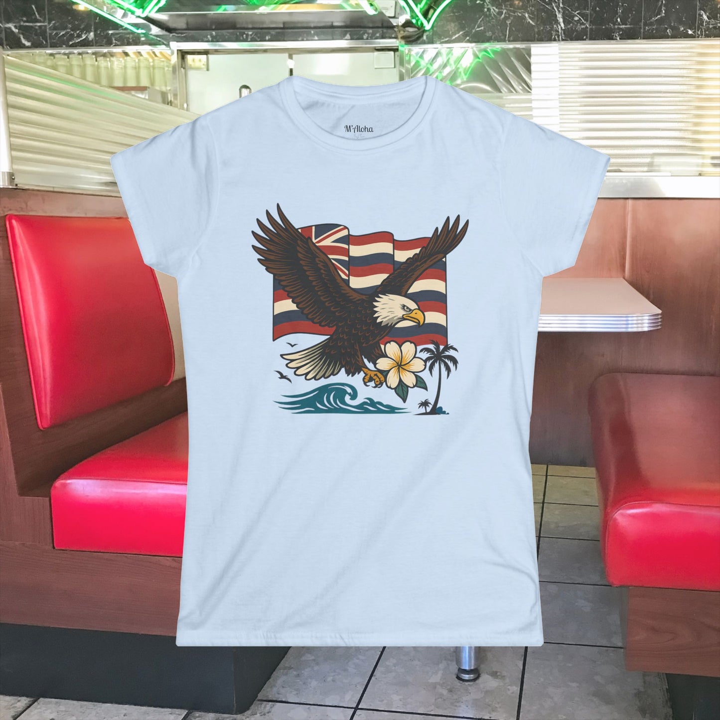 M'Aloha Eagle - Women's Softstyle Tee