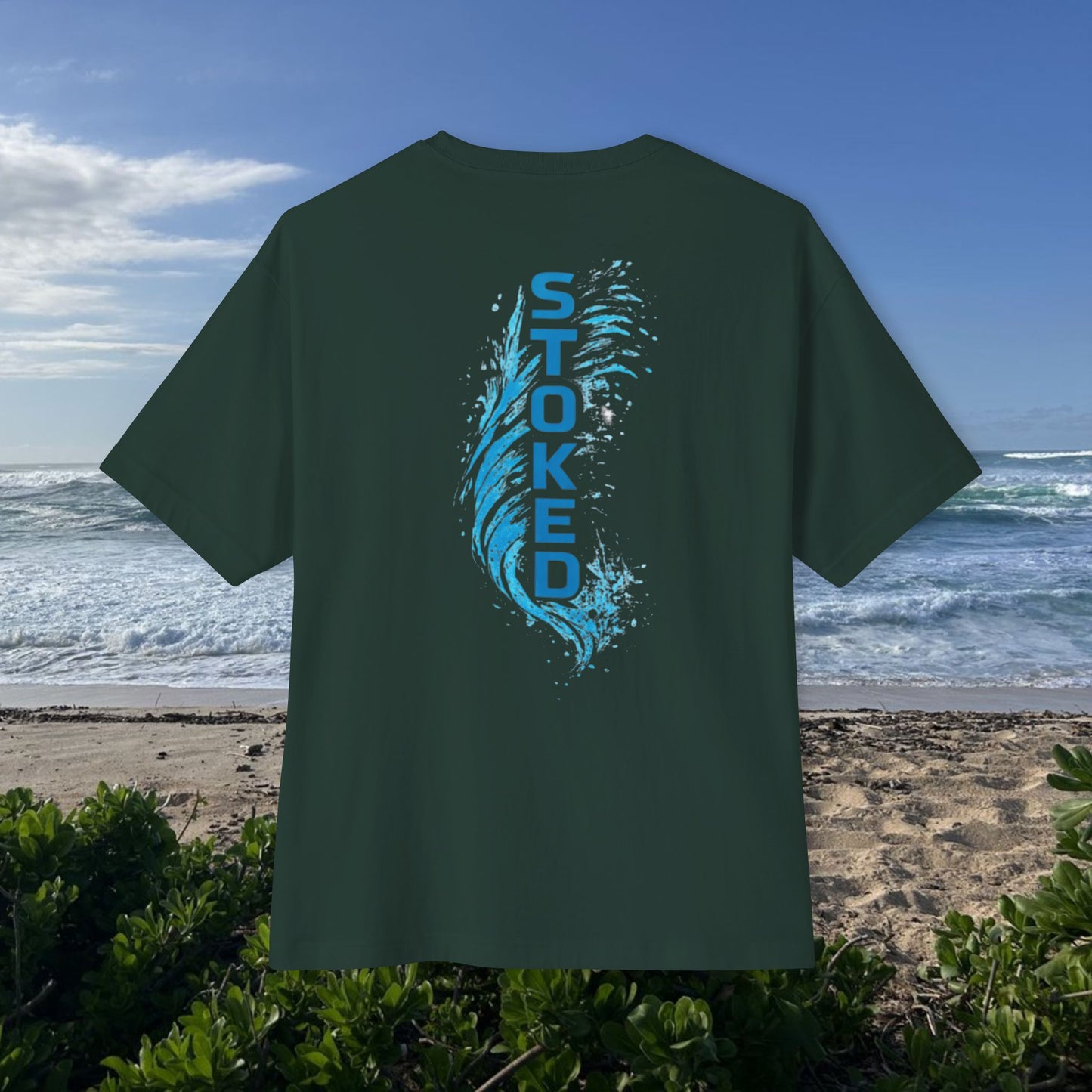 Stress is water soluble -  Unisex Oversize Tee