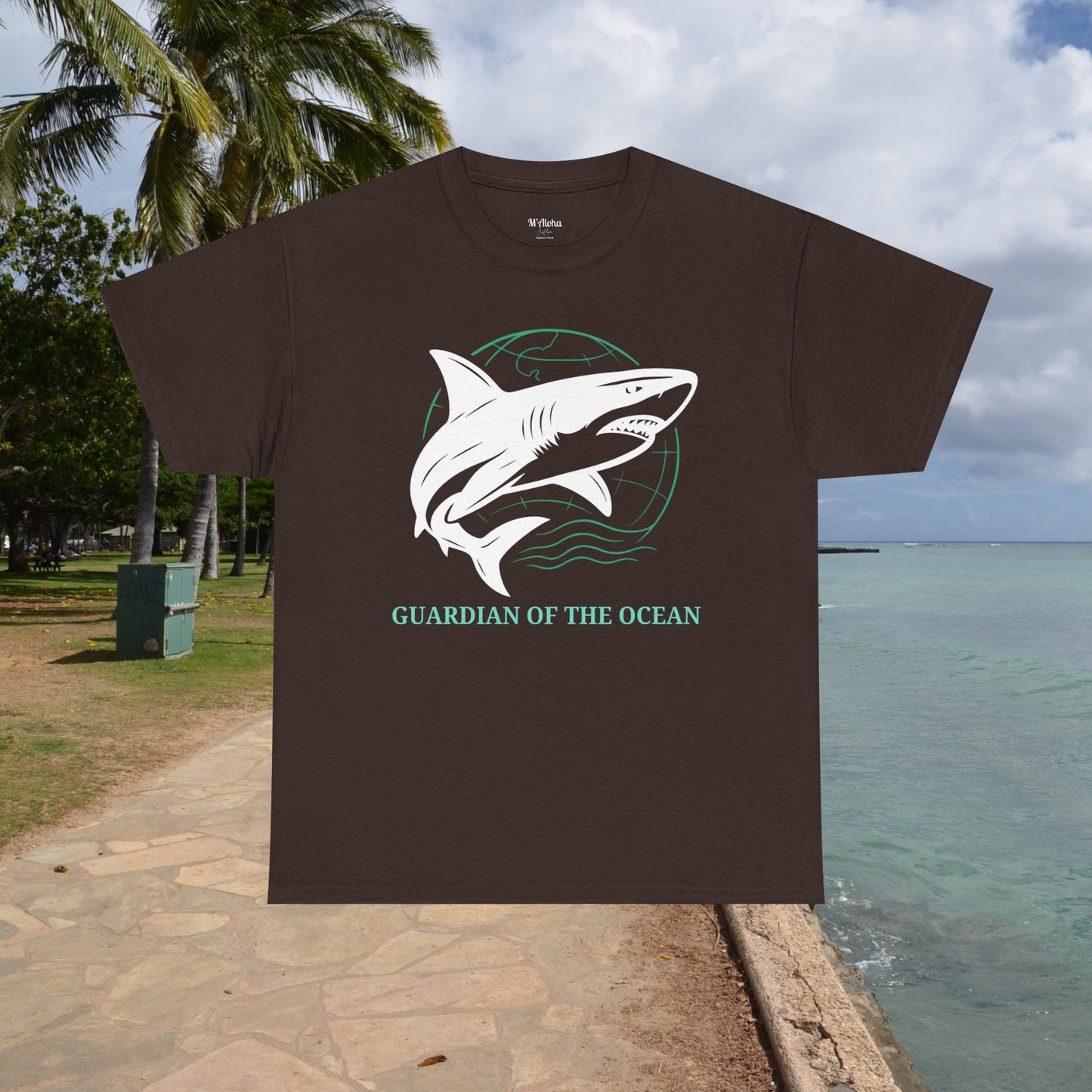 M'Aloha Earth - Shark Men's T-Shirt