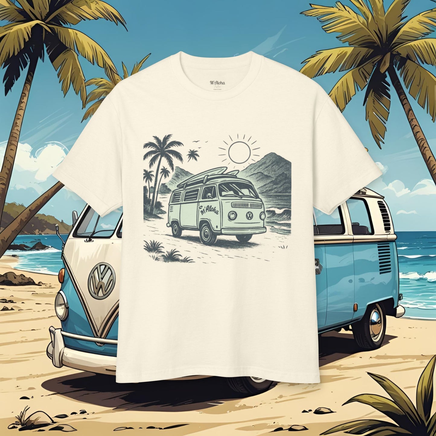 M'Aloha Nostalgia VW Bus T-Shirt