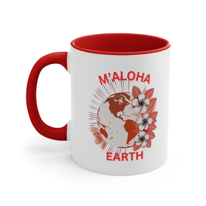 Wake up M'Aloha Eart Globus Mug