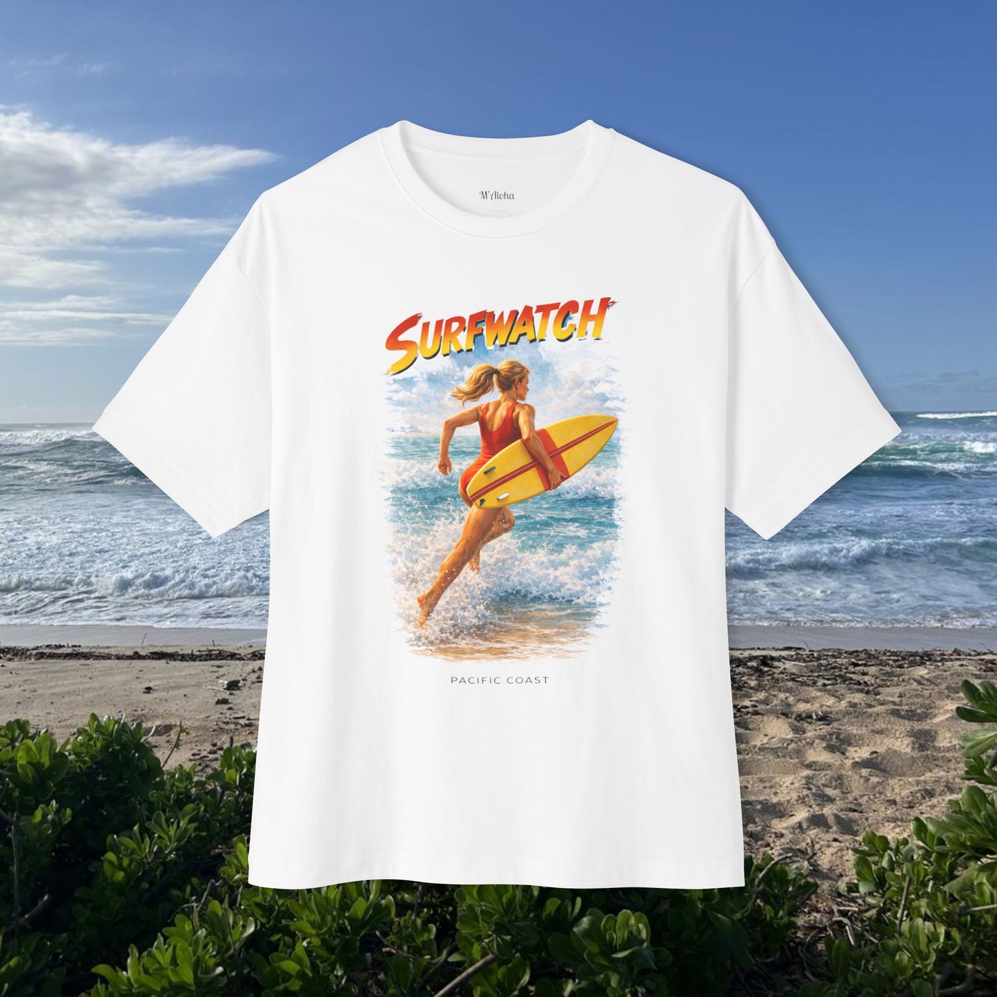 Surfwatch Costline -  Unisex Oversize Tee