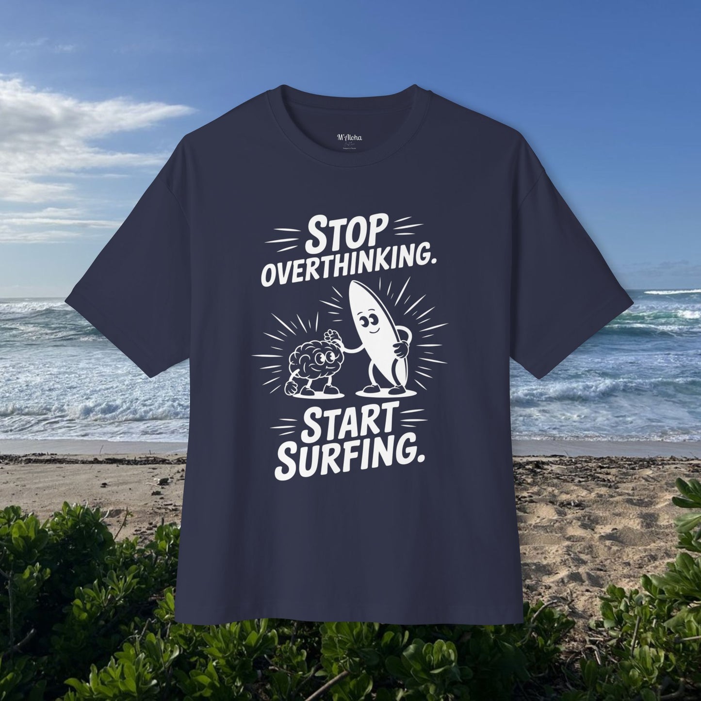 Stop Overtinking  -  Unisex Oversize Tee