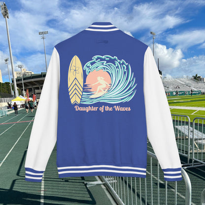 M'Aloha Surfer Letterman Jacket for women