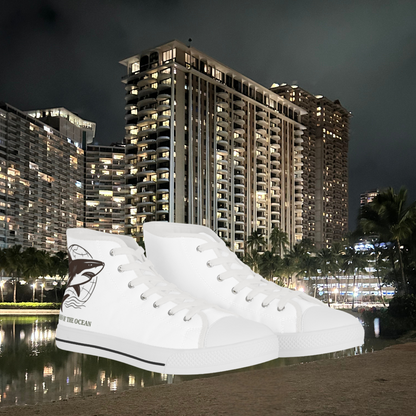 Black Shark Men's High Top Sneakers