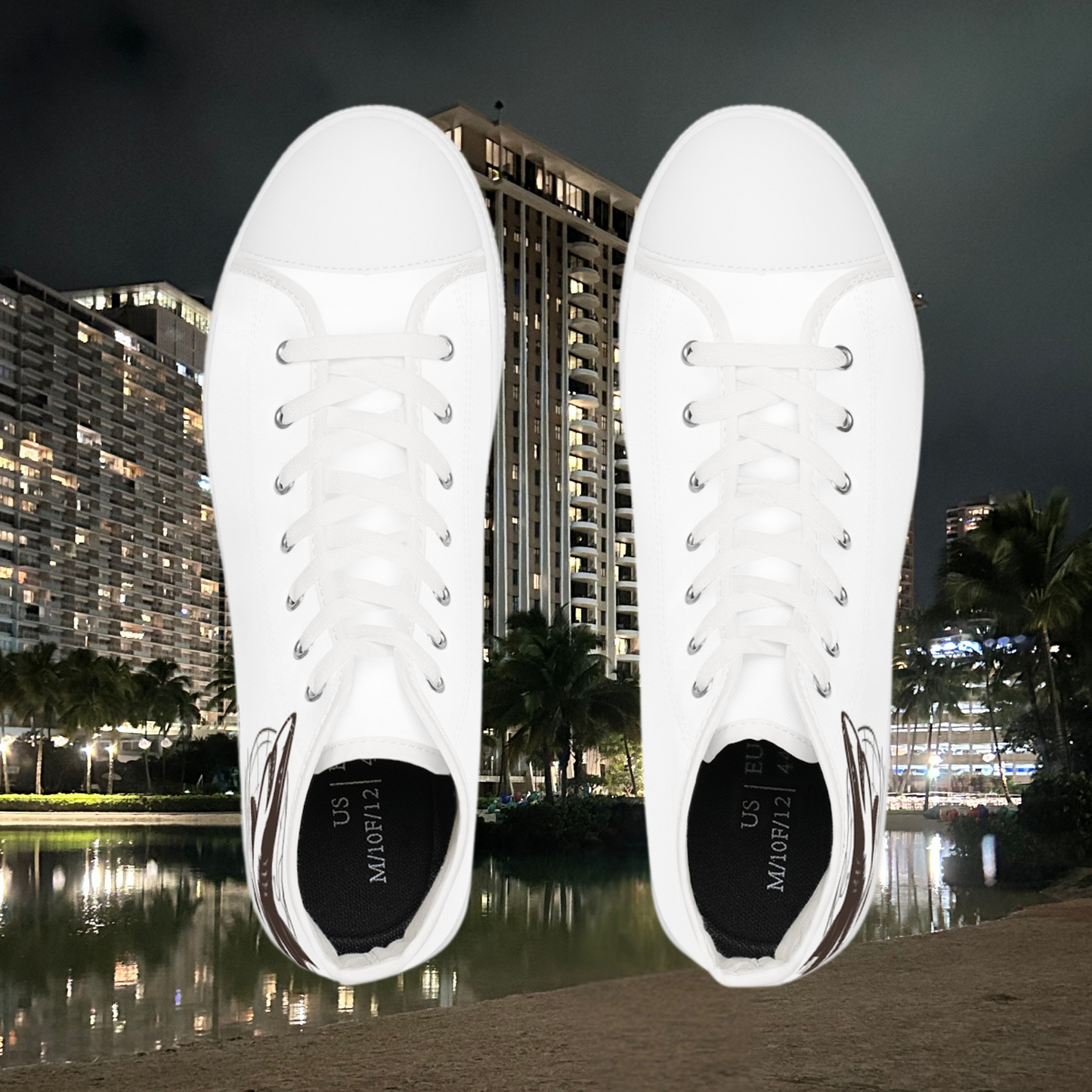 Black Shark Men's High Top Sneakers