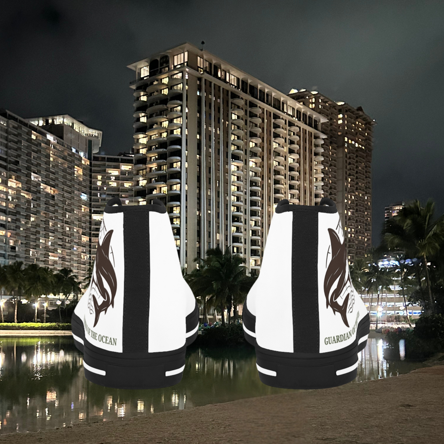 Black Shark Men's High Top Sneakers