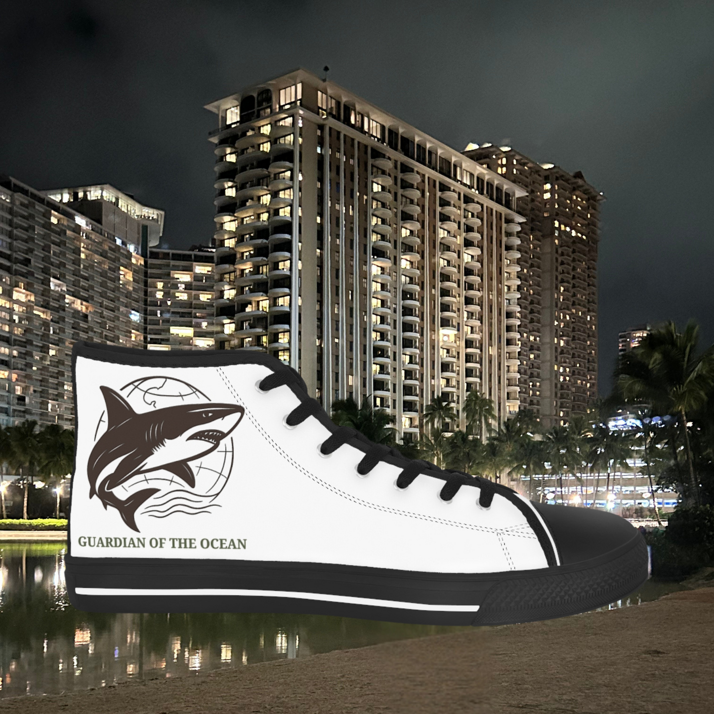 Black Shark Men's High Top Sneakers