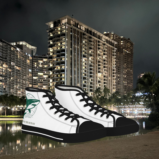 Original Shark Men's High Top Sneakers white