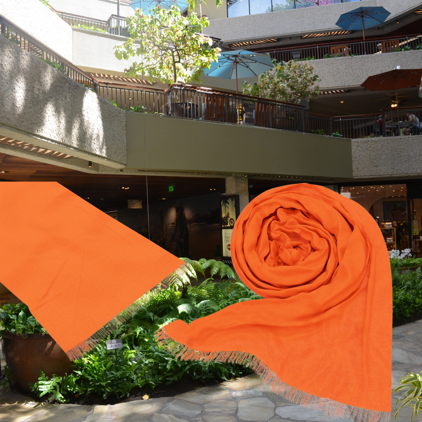 Light Scarf orange