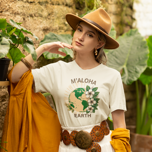 M'Aloha brown Earth Unisex-T-Shirt