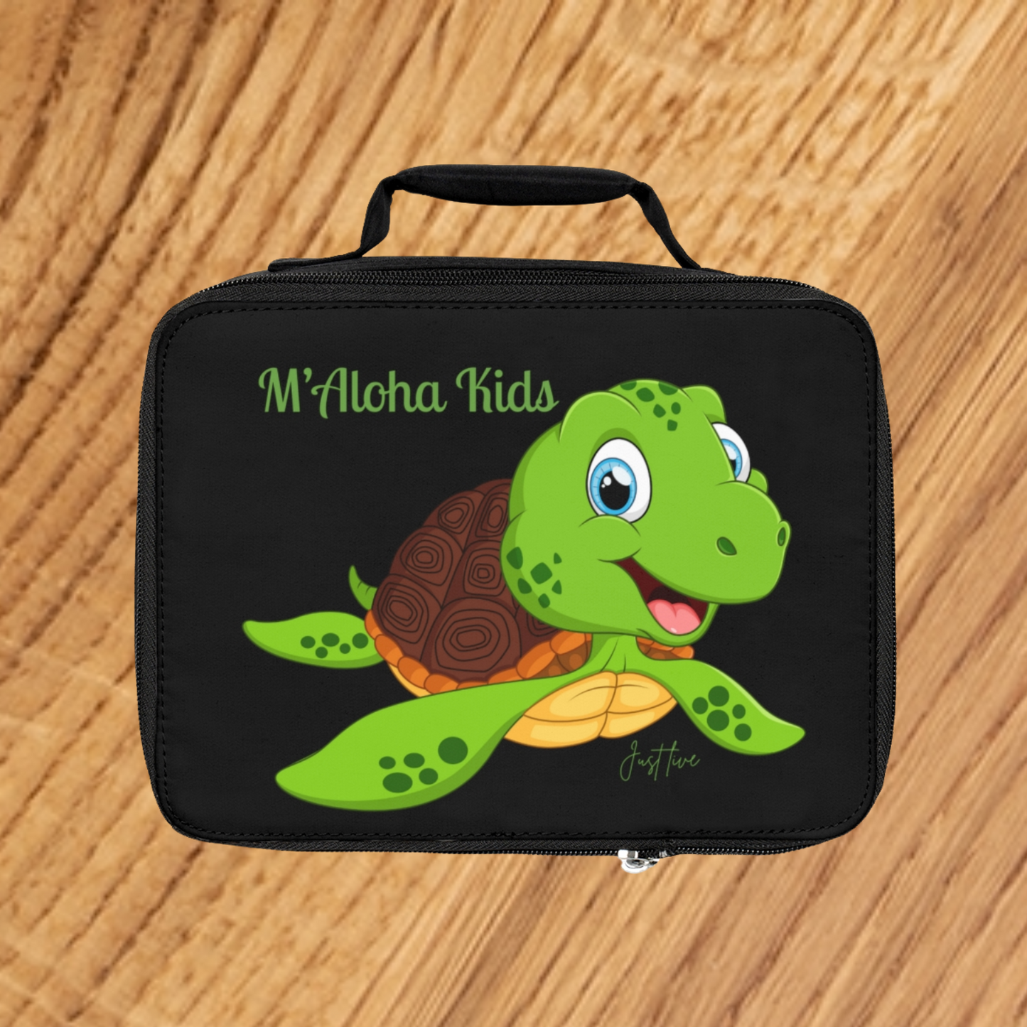 M'Aloha Nalu black Lunch Bag
