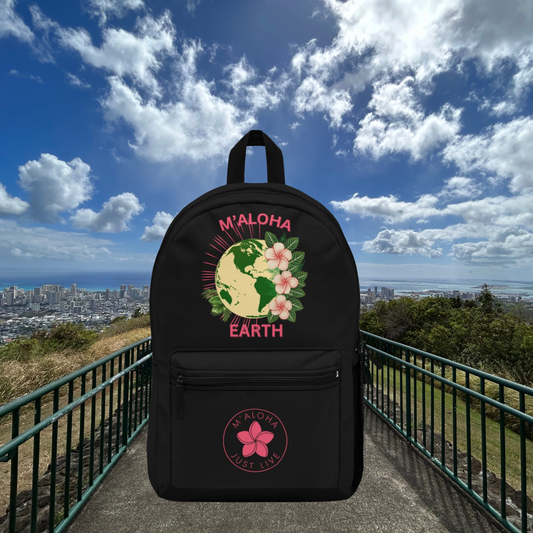 M'Aloha Earth black Backpack