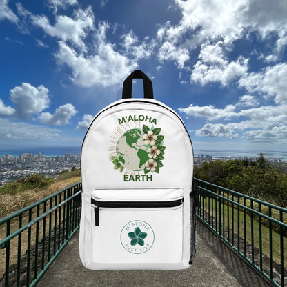M'Aloha Earth white Backpack